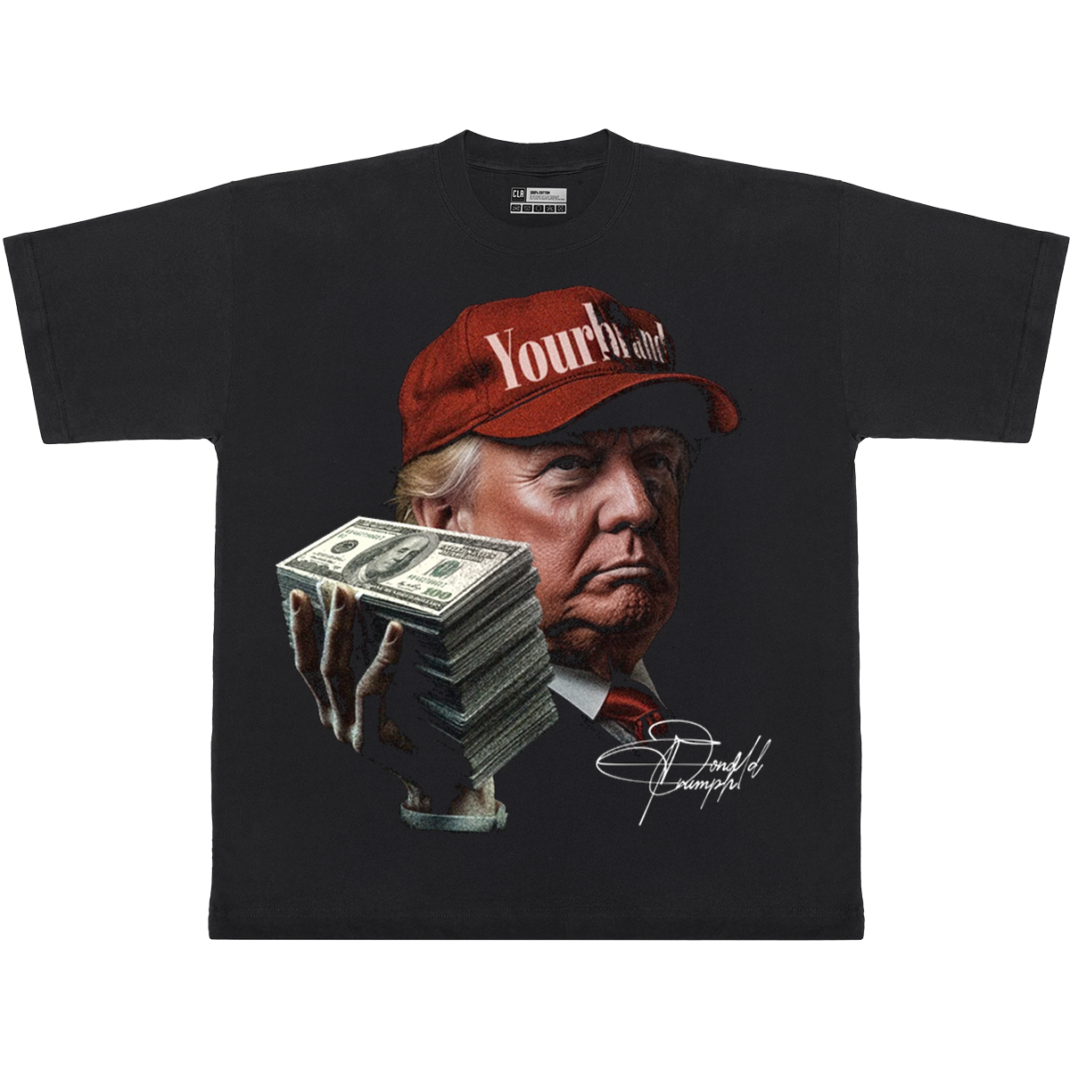 Donald T Flexing Money