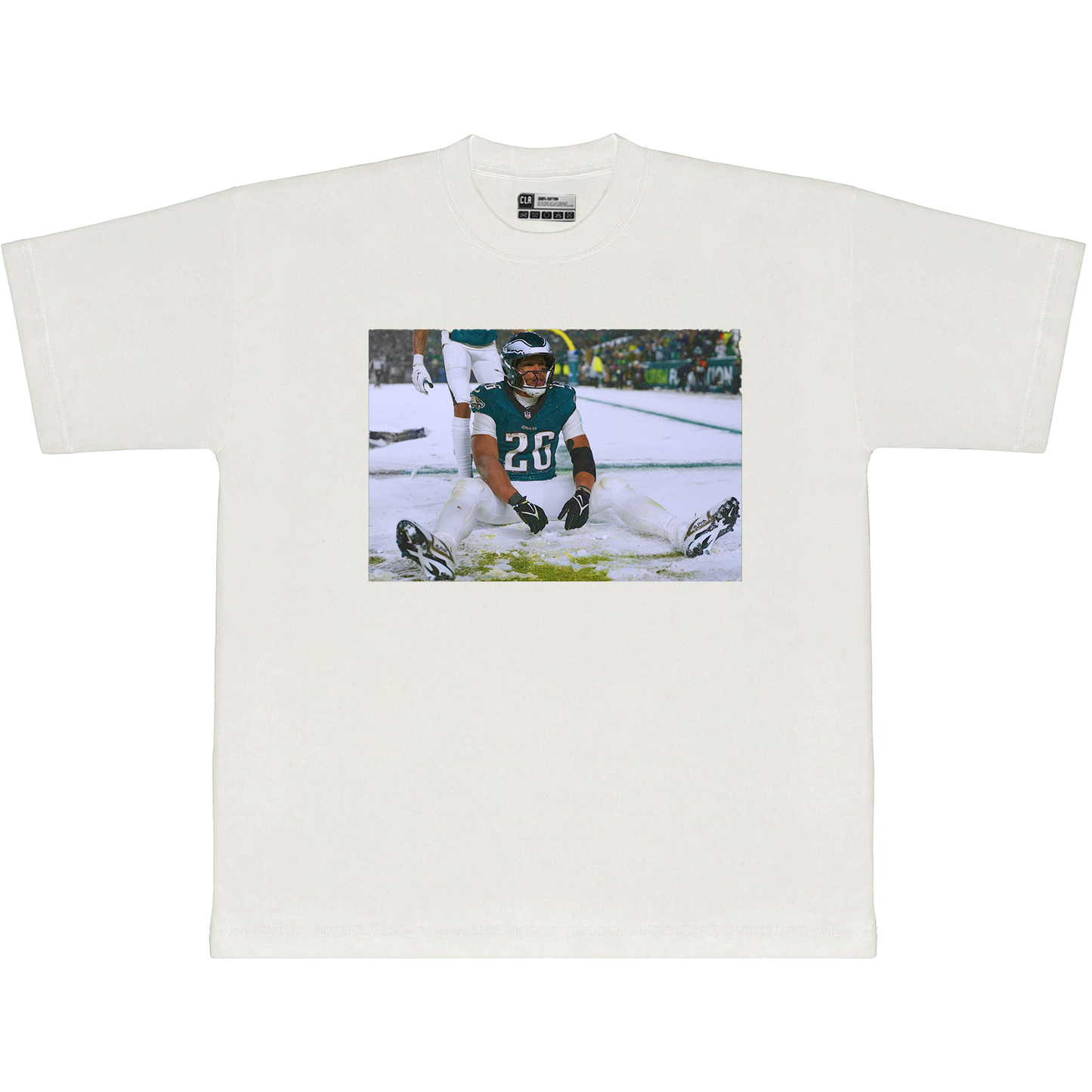 Saquon Barkley Chilling in Snow