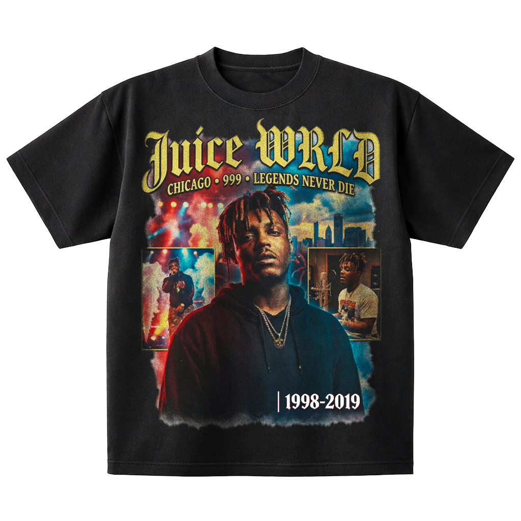Juice WRLD Legends Never Die Graphic Tee Shirt