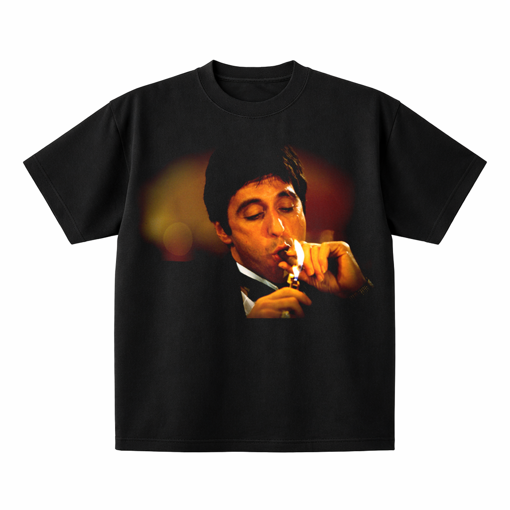 Tony Montana Smoking Cigar T-Shirt