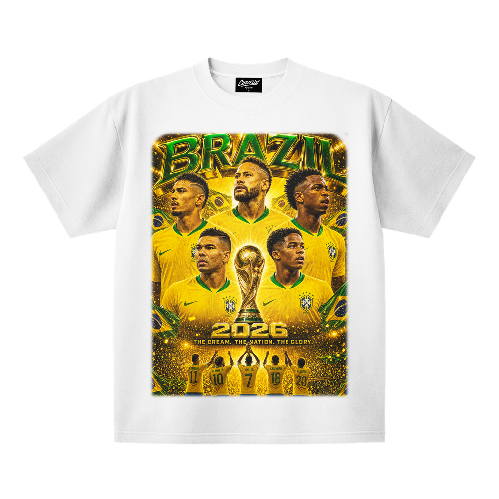 Brazil World Cup 2026 Tee - white