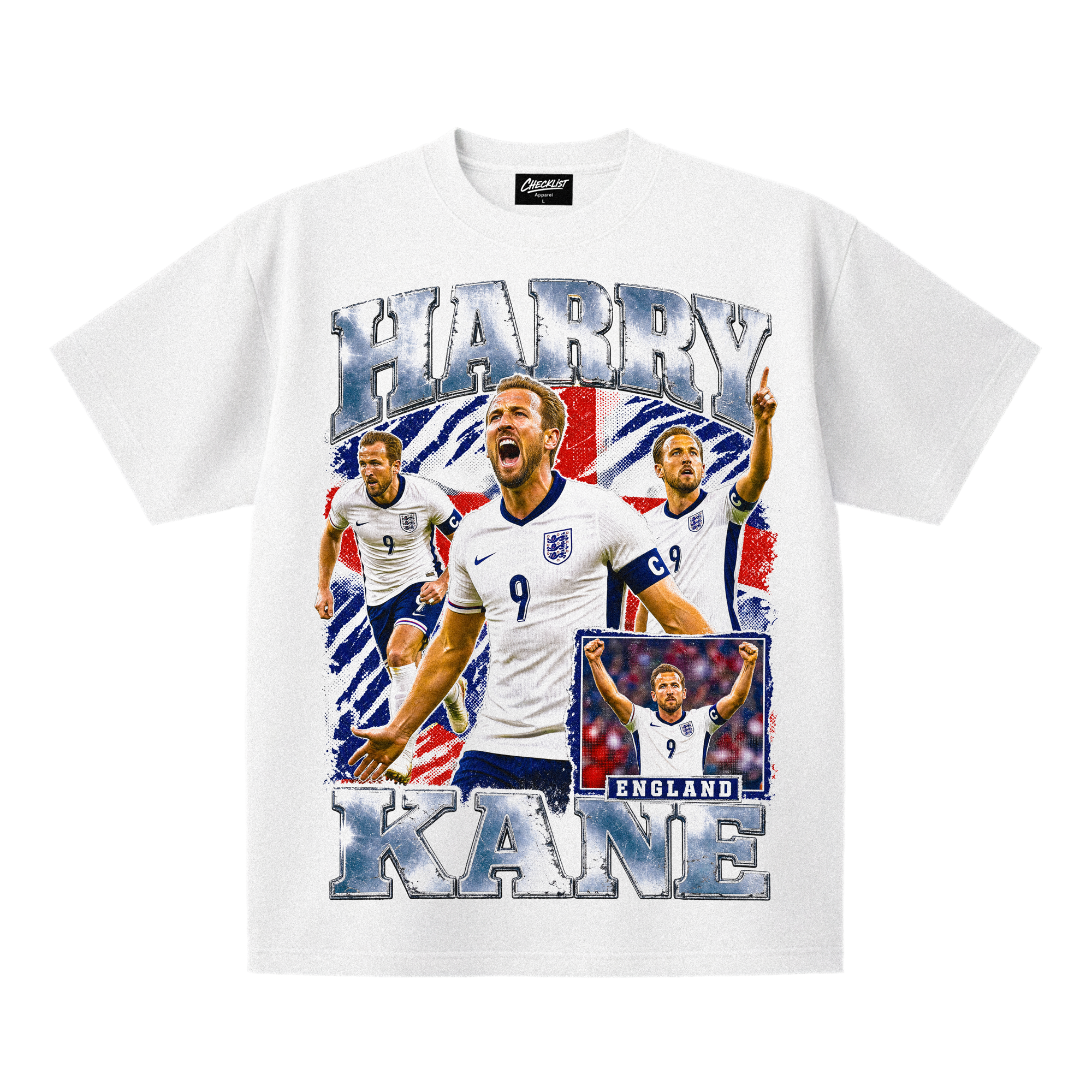 England World Cup 2026 Tee - Kane white