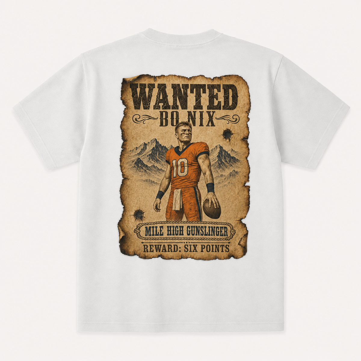 Bo Nix "Most Wanted" Tee