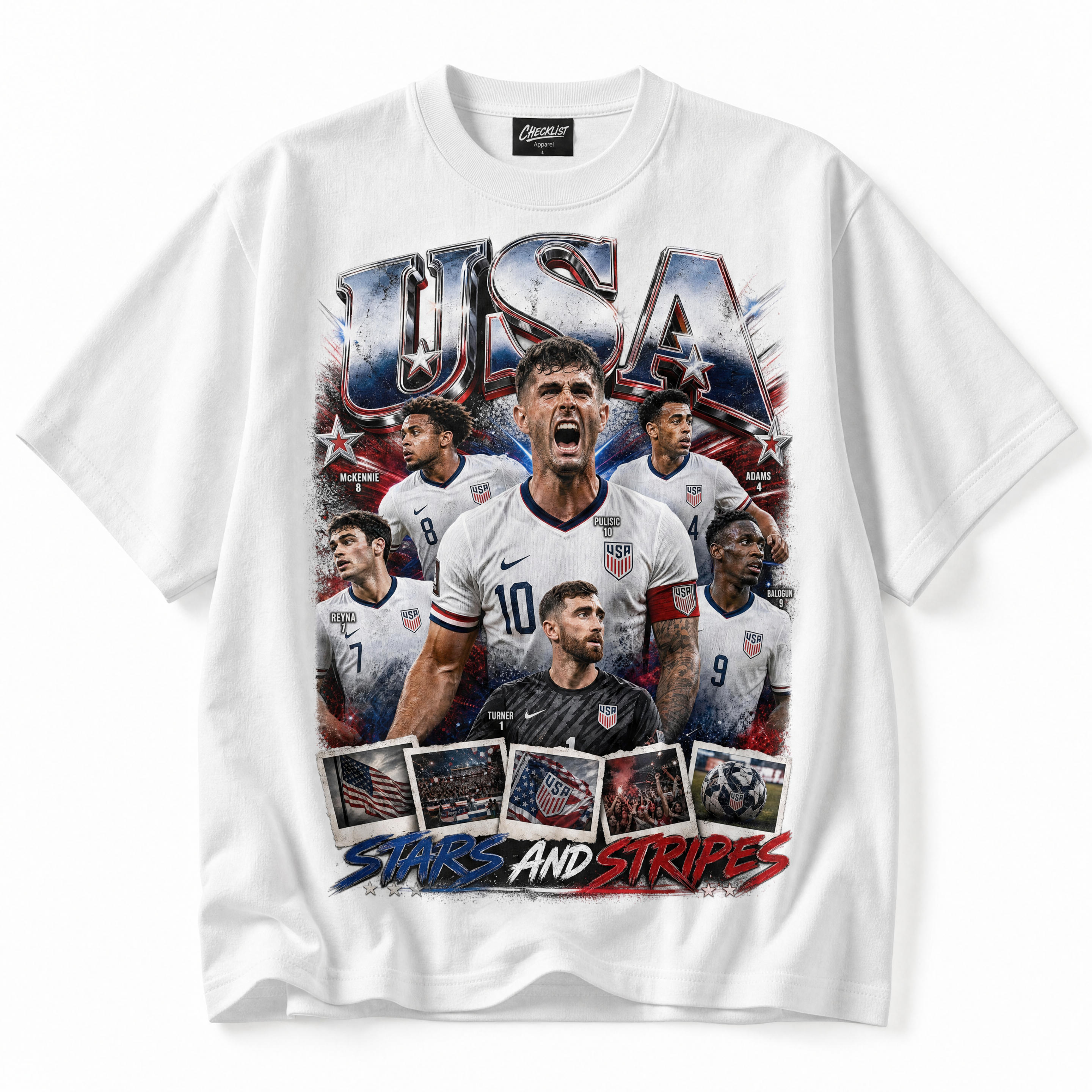 USA World Cup 2026 tee white