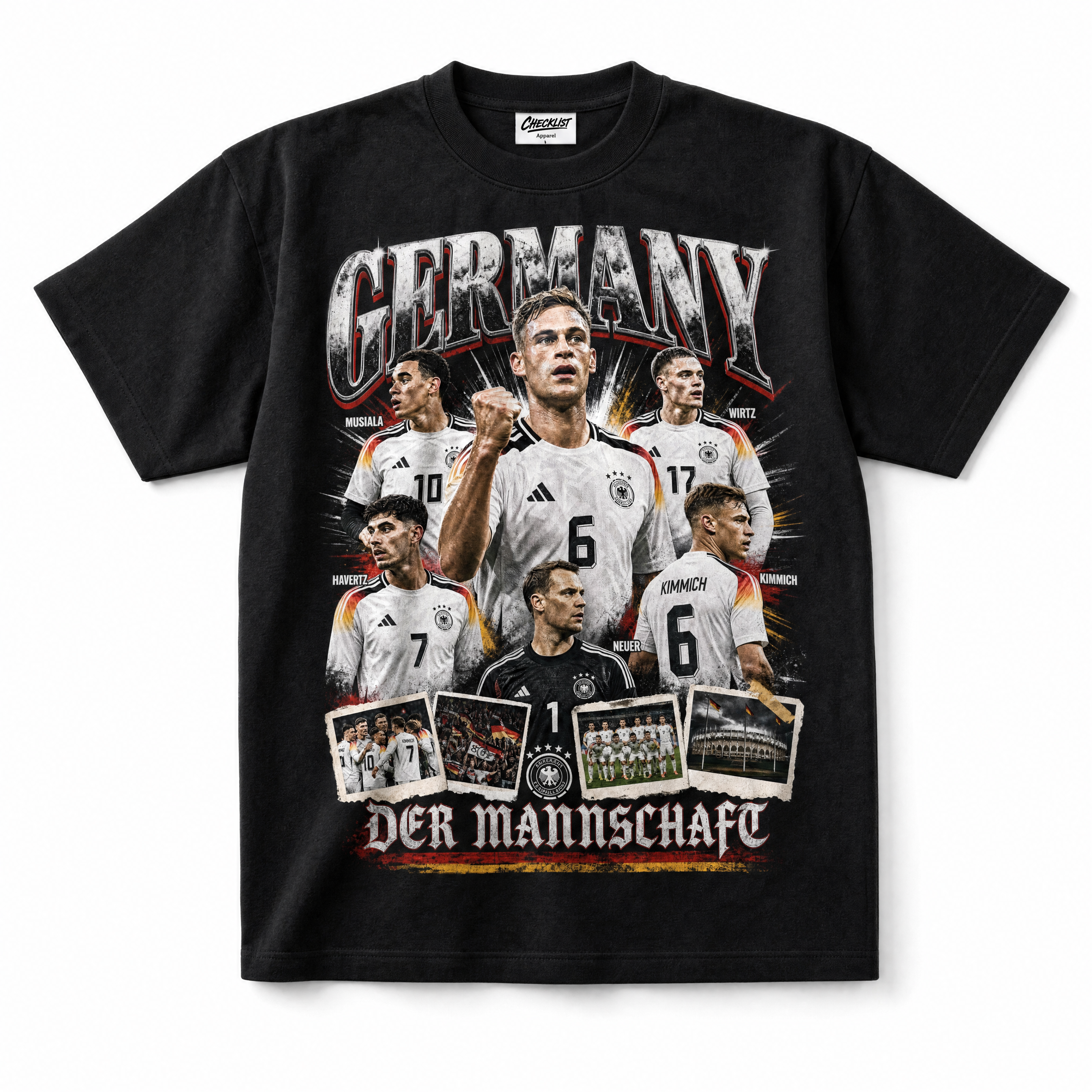 Germany Der Mannschaft World Cup 2026 Tee - Black