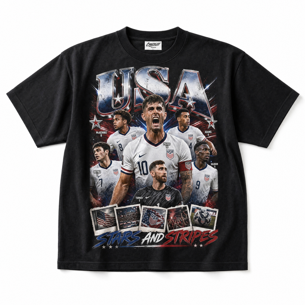 USA World Cup 2026 tee black