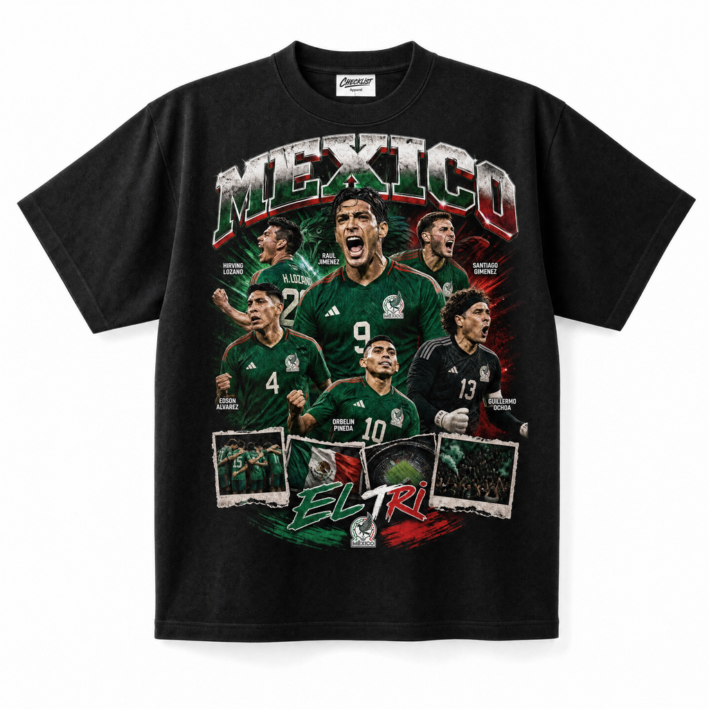 Mexico El Tri World Cup 2026 Tee - Black