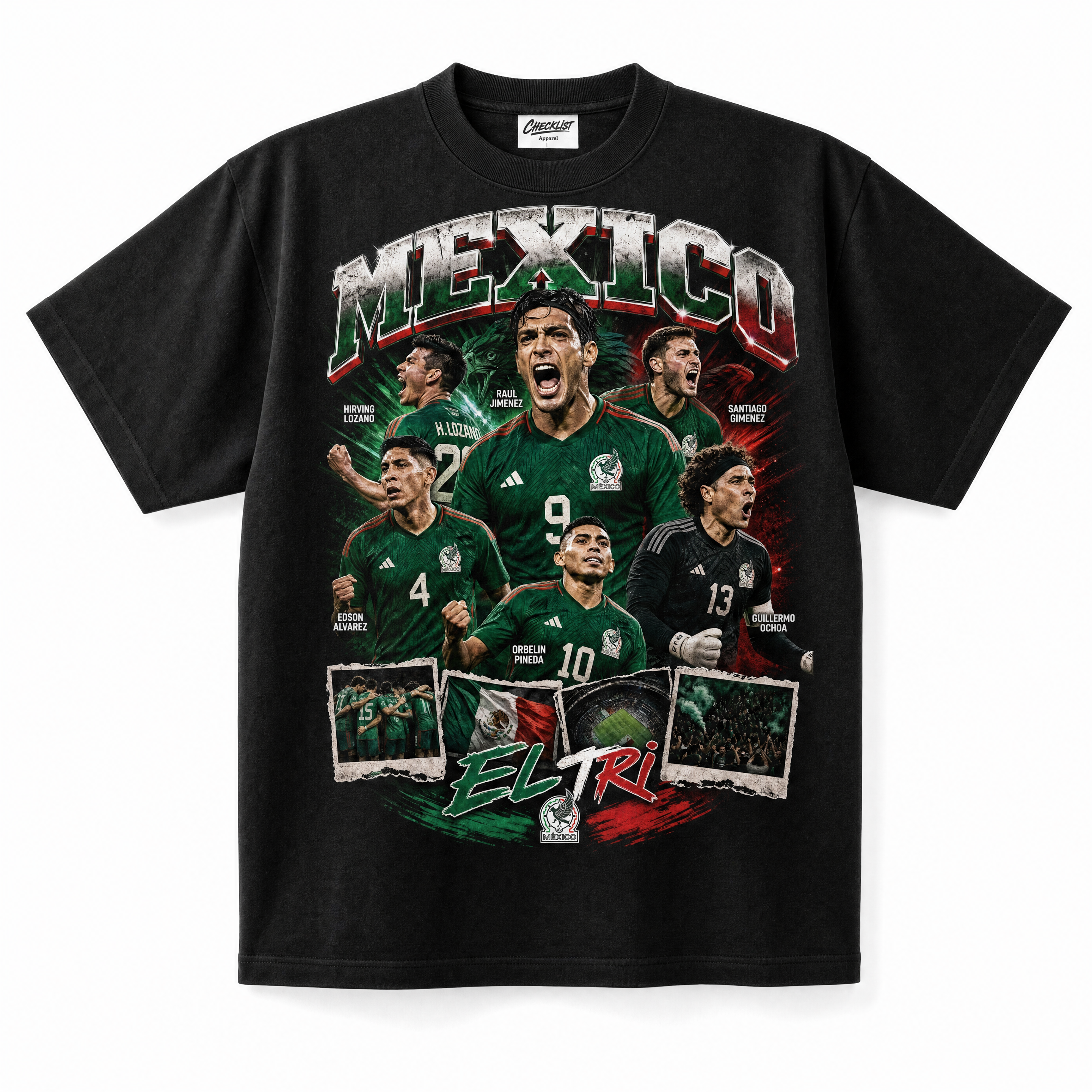 Mexico El Tri World Cup 2026 Tee - Black