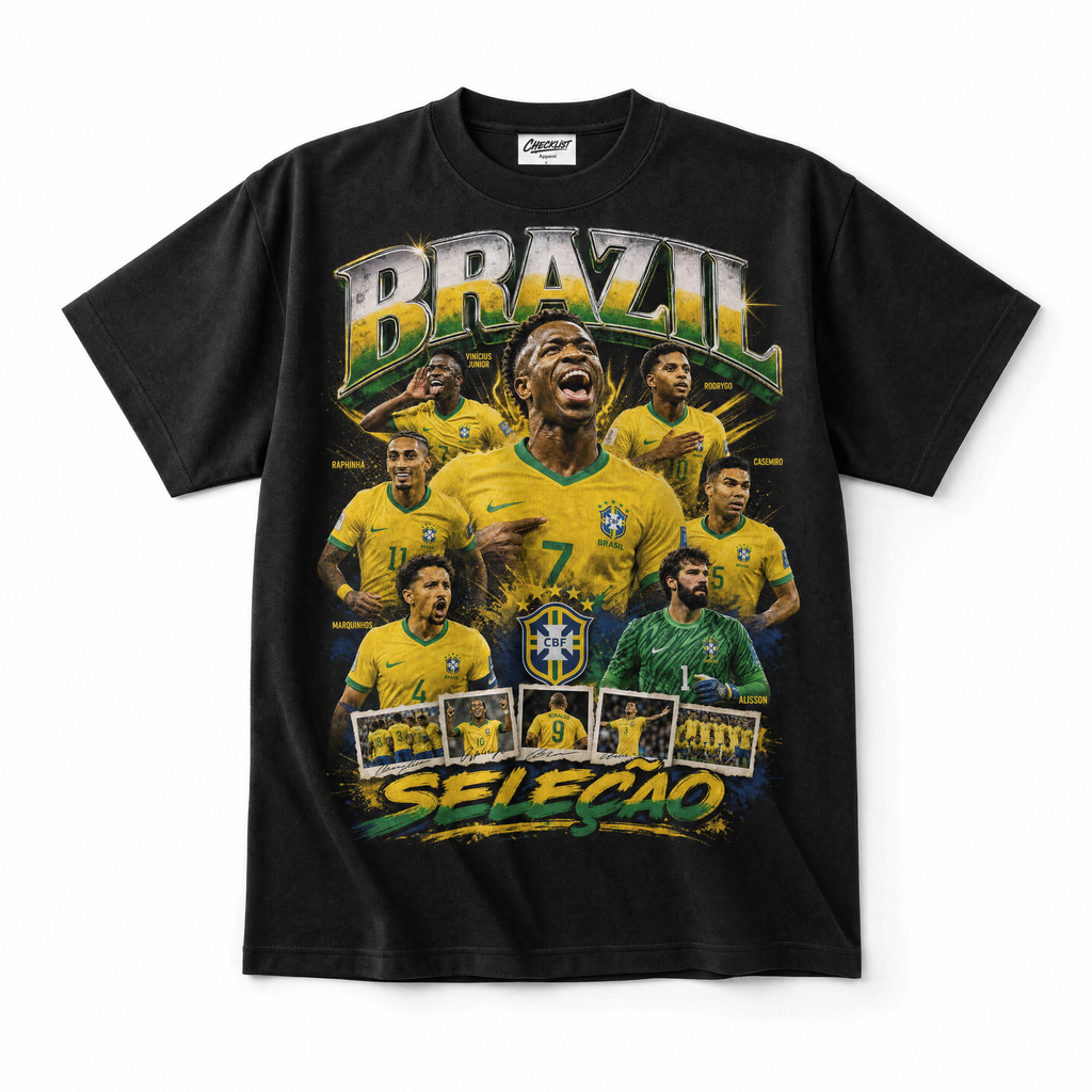 Brazil Seleção World Cup 2026 Tee - Black
