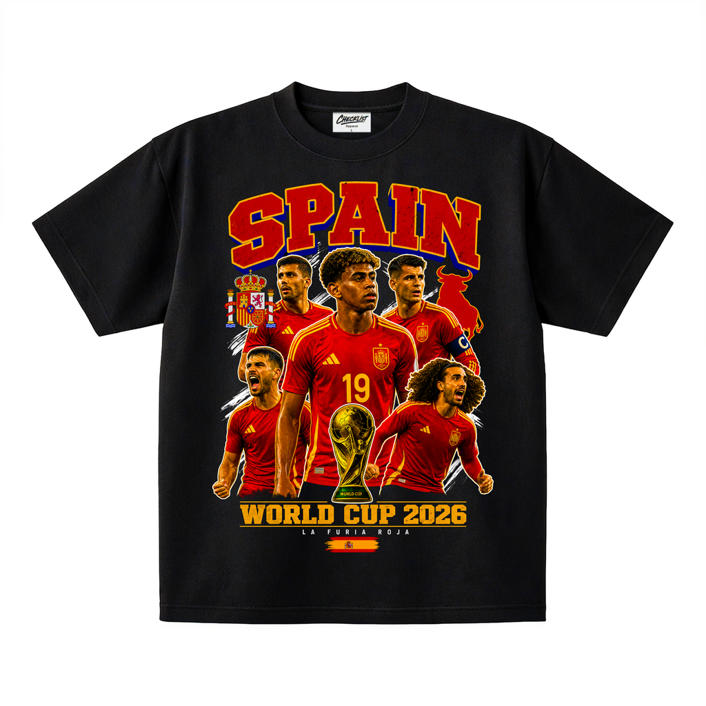 Spain World Cup 2026 Tee - black