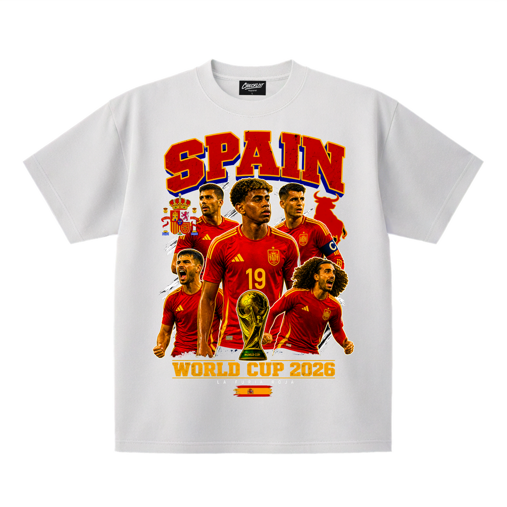 Spain World Cup 2026 Tee - white
