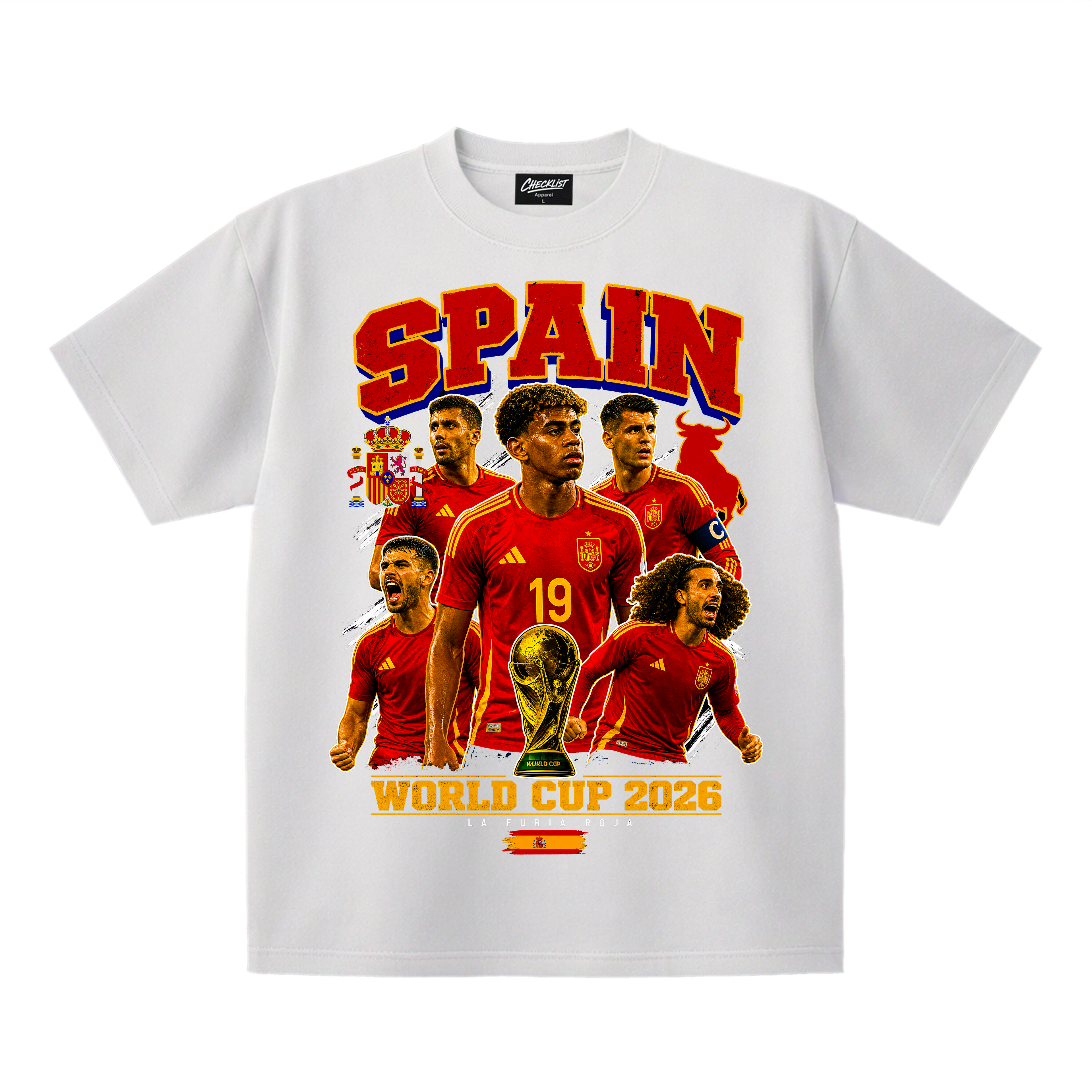 Spain World Cup 2026 Tee - white